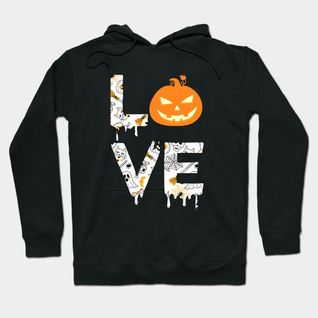 Love Halloween Hoodie by Rebel Merch